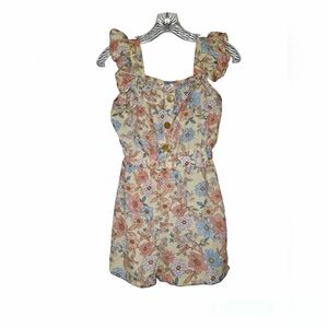 Girls Floral Romper